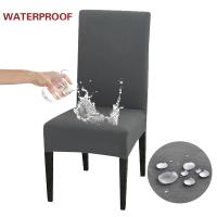Funda impermeable para silla de comedor, funda elástica para silla, Protector de silla lavable extraíble para el hogar, restaurante, cocina, banquete - details 8