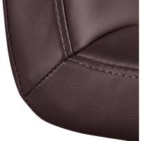 Silla de Oficina Giratoria con Ruedas Ajustable en Altura, Carga de 120Kg, Respaldar Marrón Claro - details 48