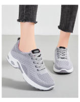 Zapatillas de moda para mujer Fly Woven Zapatillas de malla transpirable cómodas Air Cushion Zapatillas para correr Zapatillas deportivas - details 12
