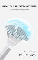 Mini lámpara Led UV de mano, secador de uñas recargable portátil para curar esmalte de Gel con pantalla, manicura hine - details 4
