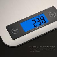 Báscula de cocina digital de alta precisión Funcional multiusos de acero inoxidable con pantalla LCD Ideal para hornear y cocinar Certificado CE - details 6