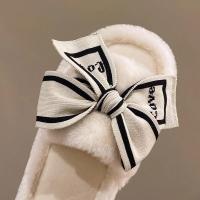 Zapatillas de Encaje para el Hogar Suaves y Elegantes Plataforma de Peluche con Diseño de Amor - details 18