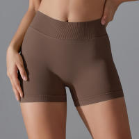 Hamidou-pantalones cortos de Yoga sin costuras para mujer, Shorts deportivos de realce de glúteos, transpirables, secado rápido - details 24