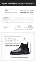 Botas Chelsea de cuero de vaca de gama alta botas de otoño e invierno de cuero genuino botas cortas británicas puntiagudas - details 6