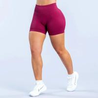 Pantalones cortos de yoga de cintura alta de verano, pantalones deportivos para correr a la moda y sexys, mallas de yoga de color sólido - details 14