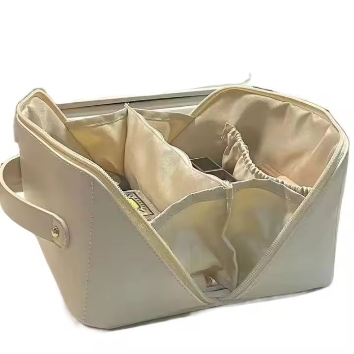 Bolsa de Maquillaje Portátil de Alta Gama Organizador de Cosméticos de Viaje con Gran Capacidad - 1