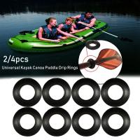Protectores contra salpicaduras para canoa, accesorios universales para balsa negra, Kayak, Oar, anillo de goteo de repuesto, piezas de paleta de Propel, 2/4 piezas - details 1