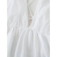 Vestido de tirantes estilo vacacional con espalda descubierta y lazo versátil clásico de moda para mujer personalizado nuevo - details 3