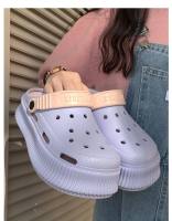 Los estudiantes usan la versión coreana de moda y creativa de los zapatos con agujeros, zapatillas geniales de cabeza de bolsa de paso de mierda de suela gruesa suave de EVA de verano para mujer - details 9