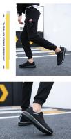 Zapatillas Deportivas Transpirables para Hombres Zapatos Negros de Moda Casual - details 10