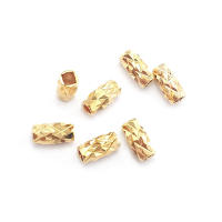 Cuentas de Brass Doradas de 18K Diseño Ovalado Cilíndrico Suministros para Hacer Joyería DIY - details 56