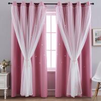 Cortinas de dormitorio opacas aislantes de doble capa con gafas de protección UV, 1 pieza - details 18