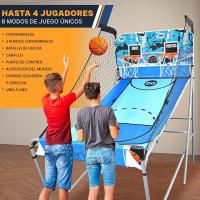 juego baloncesto, Marcador LED digital, Plegable, Para niños y Adultos, Ideal para interiores y exteriores - details 17