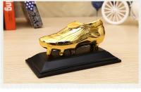 Trofeo del máximo goleador del partido de fútbol, ​​Premio Golden Boot, tres de oro, plata y bronce, suministros para fanáticos - details 4