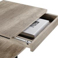 Mesa Ordenadora con Ruedas Pequeña Escritorio para Juegos con Cajón Espacio Límite Negro 79,5x56x51cm - details 12