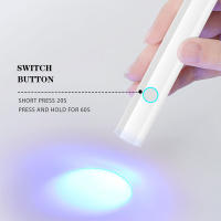 Mini lámpara secadora portátil de mano, Luz LED UV para curar todas las herramientas de arte de uñas recargables de Gel - details 3