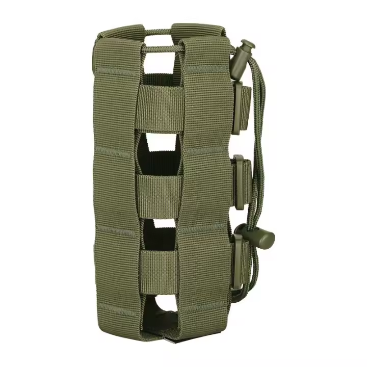 Bolsa Táctica Molle Mejorada Portabotellas Impermeable Multiusos para Camping, Senderismo, Montañismo Organizador Compacto y Nylon Militar Recomendado para Edades Mayores - 1