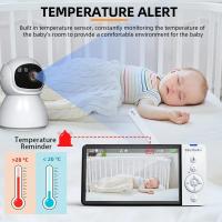 Monitor para Bebé con Cámara y Visión Nocturna, Pantalla LCD de 5", 20 Horas de Duración de la Batería, Alcance de 300M, Comunicación Bidireccional, Sensor de Temperatura, 360 °   Inclinación, resolución de video 1080p, no requiere wifi - details 1