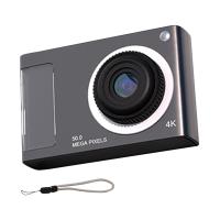 Minicámara HD de 48MP, cámara Digital con pantalla IPS de 2,4 pulgadas, Zoom 16X, 4K, con luz de relle para niños y estudiantes, color negro - details 0