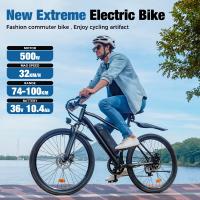 iScooter EB3 Bicicleta Eléctrica para Adultos 350W, 36V, 10.4Ah, Velocidad Máxima de 32KM/H, Absorción de Choques de Neumático 26" - details 0