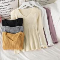 suéter de punto de manga larga para mujer, Jersey informal OL, otoño e invierno, 2025 - details 59