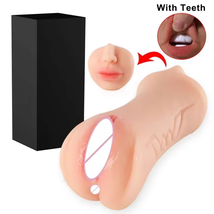 Taza de avión para hombres, masturbador masculino, masturbación Anal vaginal Oral, Vagina Real suave, Coño de bolsillo, Juguetes sexuales para hombres, mamada - 1