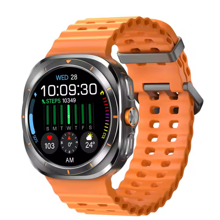 2025 nuevo TF7 ultra Smartwatch hombres mujer AI asistente de voz Bluetooth llamada linterna Compatible con Android IOS Smartwatch - 1