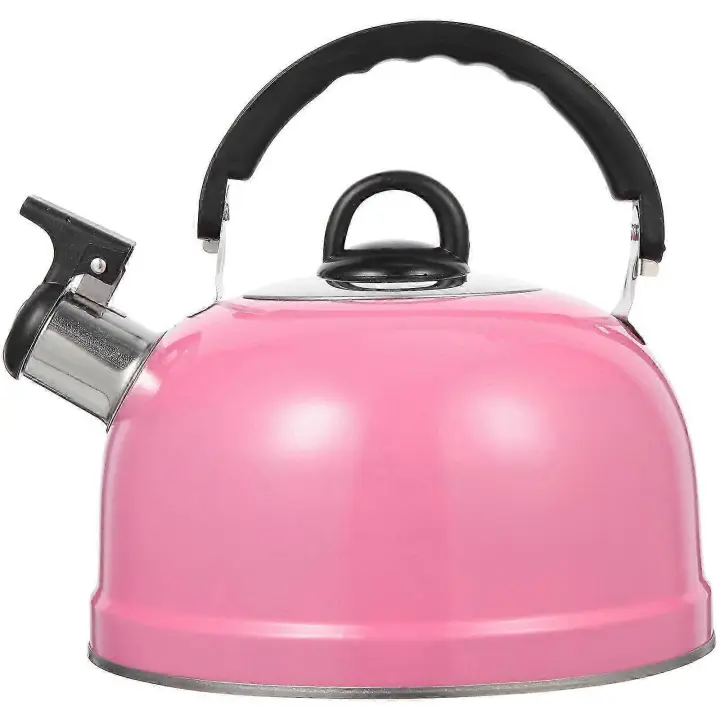 Olla de Agua de Metal Silenciosa Olla de Té para Estofa con Whistle Decoración y Iluminación - 1