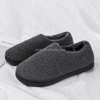 Nuevos zapatos informales de piel para hombre de talla grande 47 antideslizantes para interiores de lana de fieltro para mujer de caña alta a bajo precio - details 6