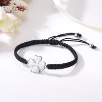 4 Hojas Pulsera Mujer Niña Plata de Ley 925, Amistad Pulsera Niña, Pulsera Trenzado Cuerda Antialérgica Suerte Amuleto, Originales Regalos Mujer Cumpleaños - details 1