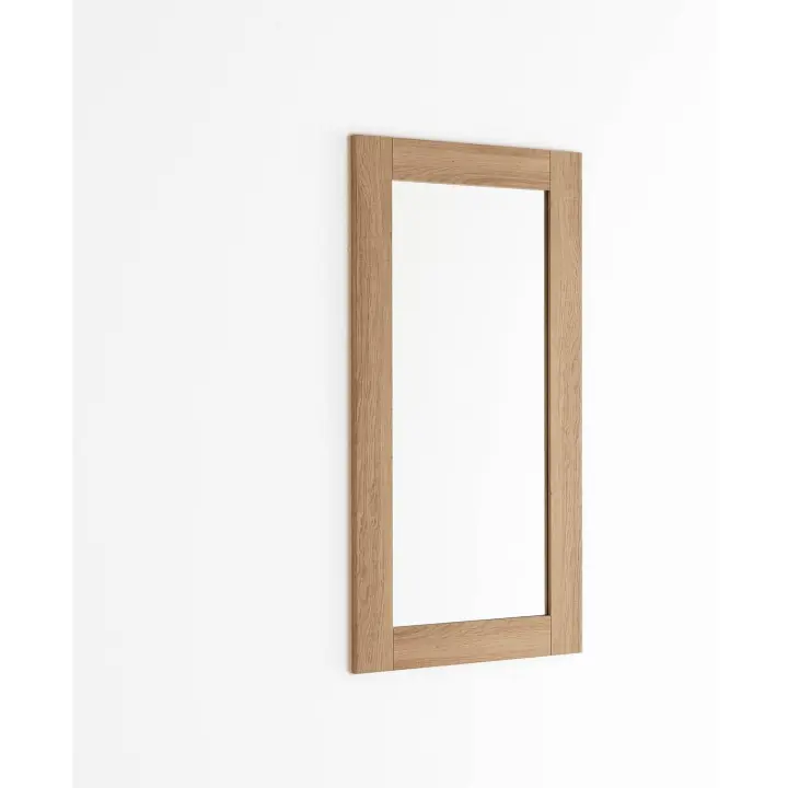166 x 66 cm, Roble Azteca, Espejo de Pared, Made in Italy - 1