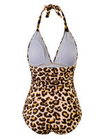 Trajes de Baño de Una Pieza para Mujer, Bañador elegante, Reductor, Halter, Playa, Verano, Push Up, Aprieta Barriga, Tankinis - details 13