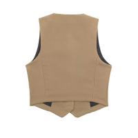 BUNO-moda para mujer, chalecos lisos de un solo pecho, chaleco Vintage sin mangas, chaquetas femeninas elegantes para mujer, camisetas sin mangas - details 2