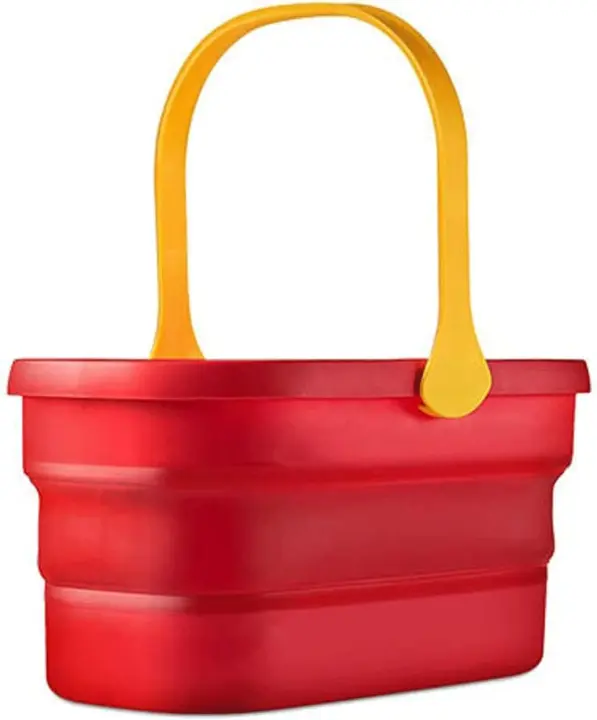 Cubo para fregona Cubo de limpieza plegable Cubo plegable multifuncional Cubo para fregona con canasta portátil - 1
