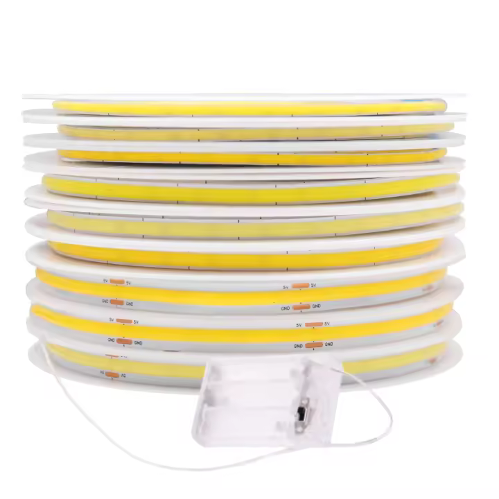 GAHADA Cinta de LED de Alta Densidad Luces de Cinta Flexibles para Iluminación Moderna 5V COB LED - 1