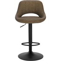 Taburete de Bar con Resaldo Diseño de Juego de 2 Taburete Giratorio 360° Altura Ajustable - details 11
