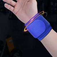 1 unidad de soporte de banda ajustable para muñeca, muñequera deportiva, envolturas de compresión, alivio del dolor de tendinitis - details 2