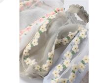 Calcetines Bordados florales de algodón para mujer, conjunto de 10 pares, primavera y verano - details 5