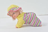 Muñeca de Música Encantadora a Crawl de 10 Pulgadas Hermosa Niña Eléctrica Que Canta y Baila Juguete Divertido para Bebés Pequeños - details 3