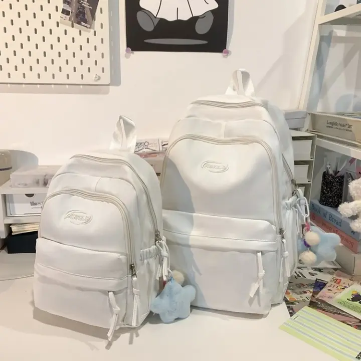 campus, chica, mochila, estudiante, nicho, bolsa de viaje - 1
