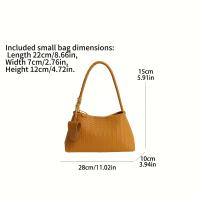 Elegante Bolso Cruzado Minimalista para Mujer Cerrado con Hebilla, Diseño Texturado, Duradero y Fácil de Limpiar Ideal para Trabajo, Uso Diario, Ocasiones Formales - details 2