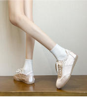 Zapatos de entrenamiento alemanes de satén estilo ballet, nuevos zapatos casuales versátiles de moda de diseñador de nicho. - details 21