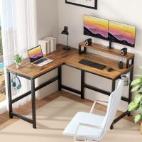 Estante de Escritorio Forma de L con Soporte de Pantalla y Gancho para Auriculares - details 1