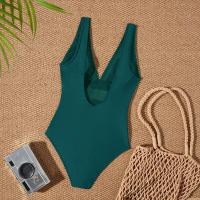 Traje de Baño de Una Pieza Bajo la Espalda 2025 Traje de Baño Sexy con Cuello en V - details 14