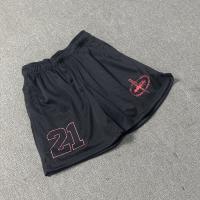 Pantalones cortos deportivos de secado rápido con logo de la tendencia de moda superior de 2025, pantalones casuales de playa de cinco piezas para parejas de verano - details 13