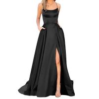 Vestidos de graduación para mujer, vestidos largos elegantes con Espalda descubierta, vestidos formales de talla grande - details 5