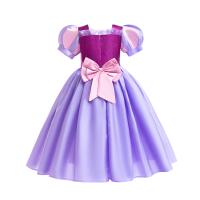 Vestido de fiesta de cumpleaños de princesa púrpura para niñas pequeñas, disfraz de Halloween, Pascua, carvinal, vestido de fiesta de vacaciones para niñas - details 36