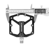ROCKBROS-pedales de bicicleta ultraligeros, rodamientos de sellado, aleación de aluminio, para carretera, plataforma plana, accesorios para piezas de bicicleta - details 3