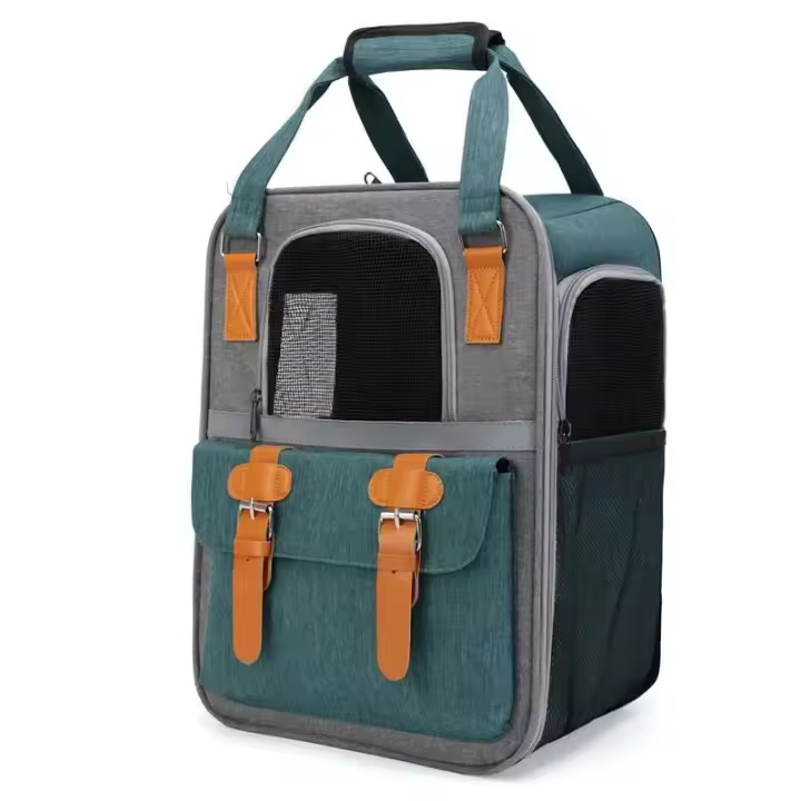 Mochila para Perros Oxford Bolsa de Hombro Doble para Viajes al Aire Libre - 1