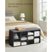 Cojín Acolchado10 con 10 Compartimentos Ajustables Negro Linoso LHS010B07 - details 5
